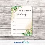 Unisex Milestone Cards