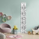 Height Chart - Zebra Animan Print Theme