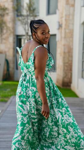 Rachel - Green  White Print 2