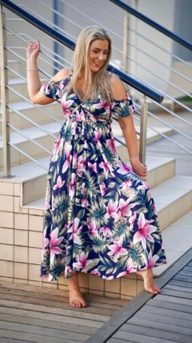 Rachel - Navy Blue  Pink Floral 3